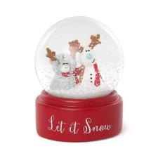 Let It Snow Christmas Me to You Bear Snow Globe Image Preview